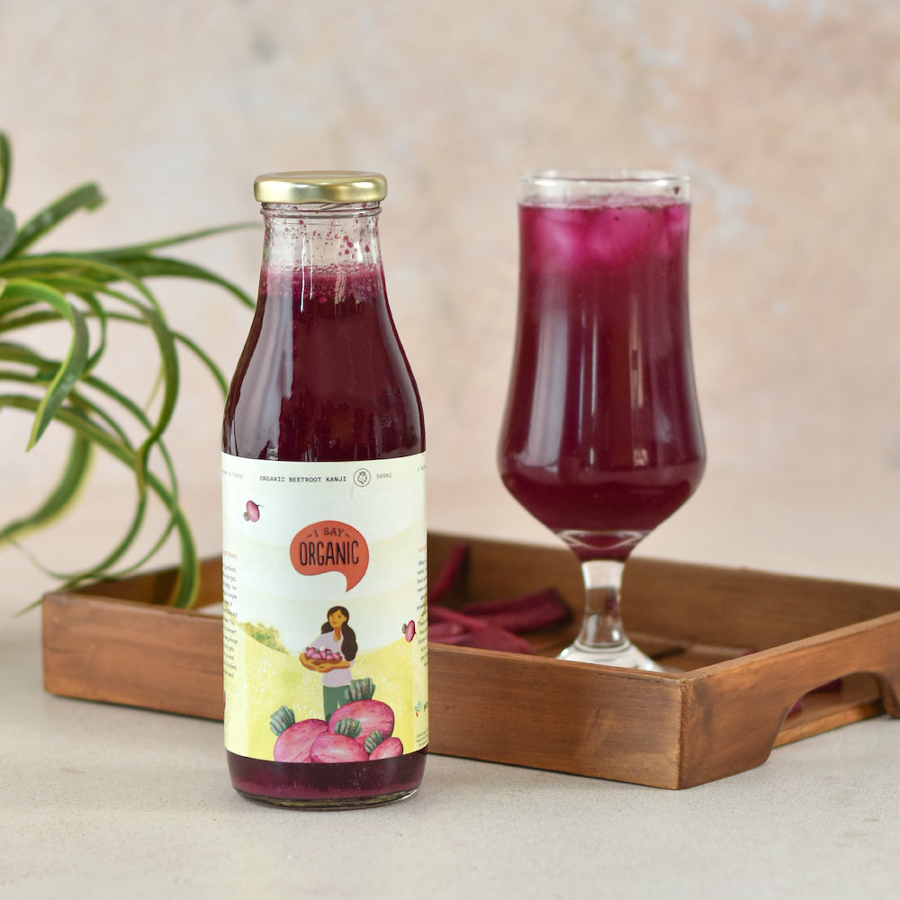 beetroot kanji probiotic drink organic beverage